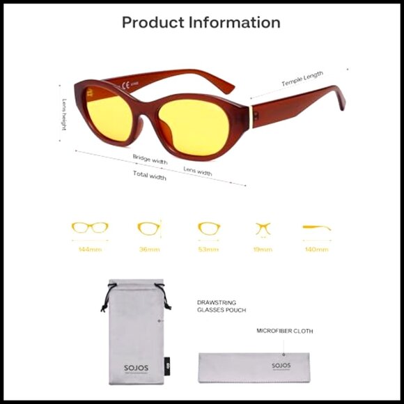 Polarized Sunglasses with UV400 TAC Lenses, Rectangular Frame